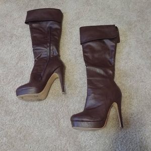 Hugh-01 Fahrenheit Stiletto Heel Boots US 5.5